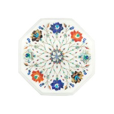 12 " Marmor Kaffee Table Top Inlay Arbeit Handmade Craft Heim Dekor Geschenk