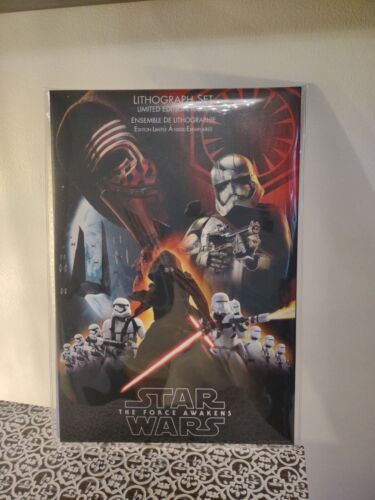 Disney Star Wars The Force Awakens Limited Edition 10000 Lithograph  Prints Set