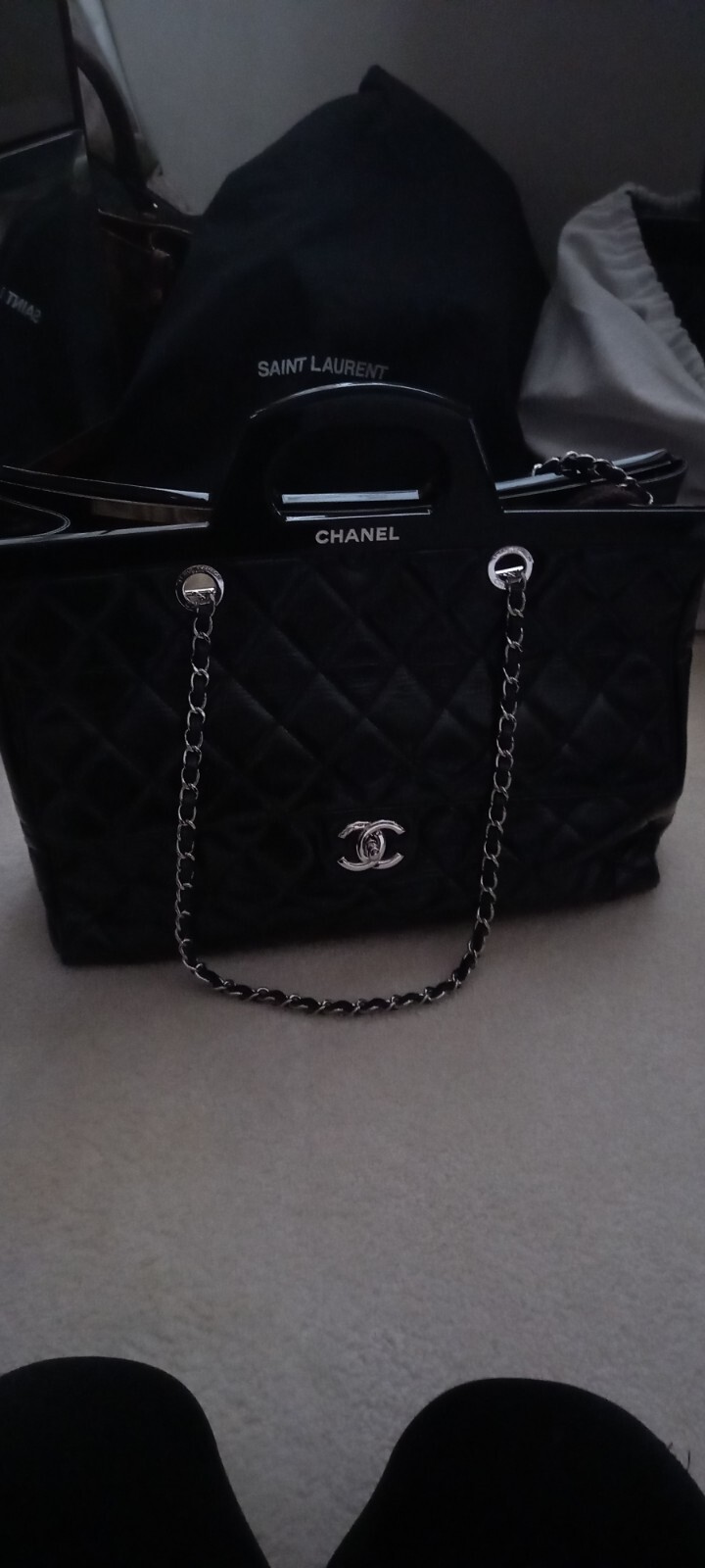 Chanel Bag Authentic. Very Rare. Authenticity Cards. Bought 15yrs Ago. No Box image 10