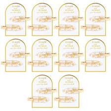 Aileam 20PCS Bridesmaid Hair Clips, Creaseless Glitter Hair Clips for Bride W...