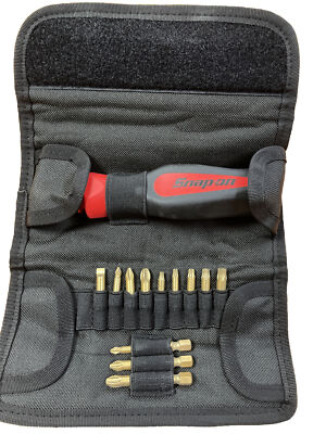 Snap-on Tools Soft Grip Pop-Up Screwdriver and Diamond Bit Set SGDQ16KT (B15)