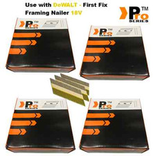 8320 Nails for DEWALT Cordless DCN692 Framing Nailer (2080 of each size)