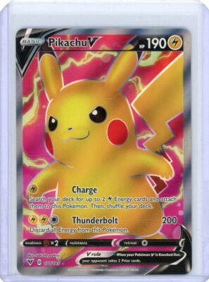 2020 Pokemon Vivid Voltage PIKACHU V Full Art 170/185 | eBay