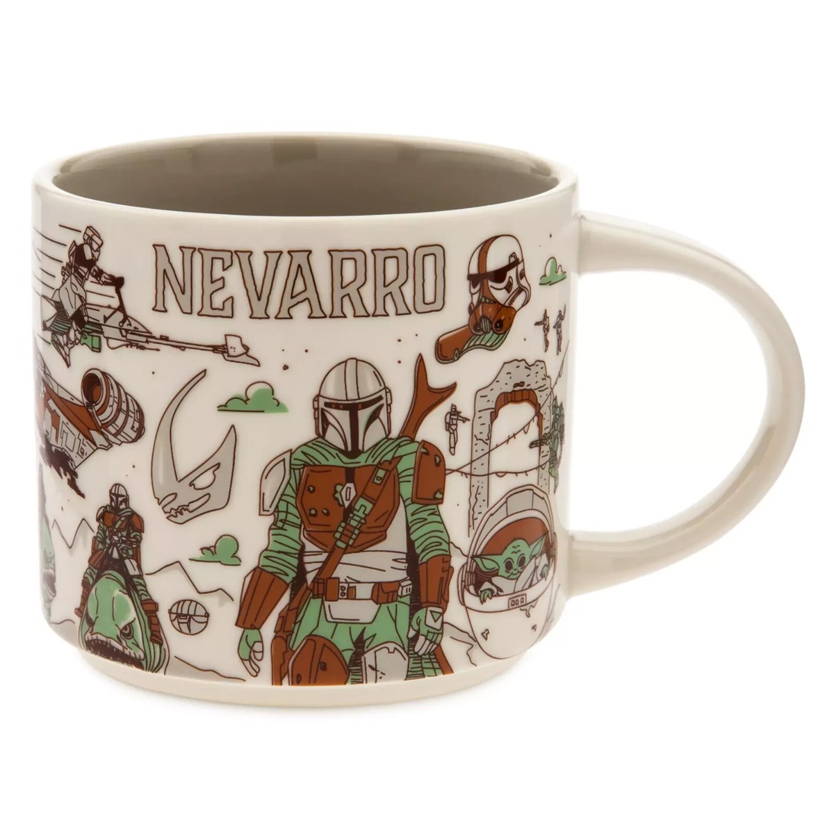 New Starbucks Disney Star Wars Nevarro Been There 14oz Ceramic