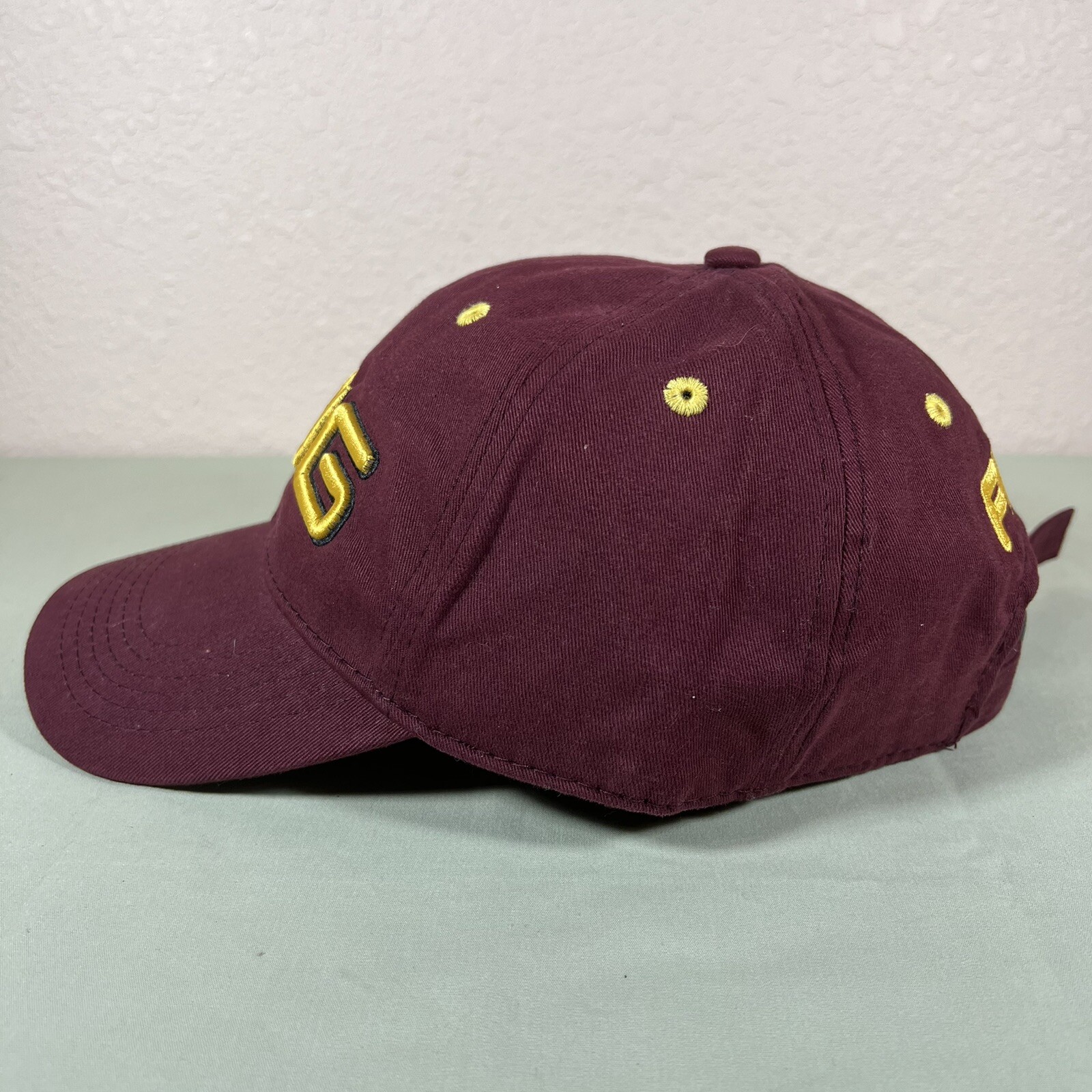 Ping Adjustable Strapback Hat Maroon/Gold - image 2