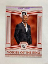 Byron Saxton 2023 Panini Chronicles Voices of the Ring WWE #197 Card Pink