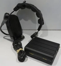 Telex BP-2002 AudioCom 2-Channel Wired Intercom Beltpack w/ Headset - A++ Cond.