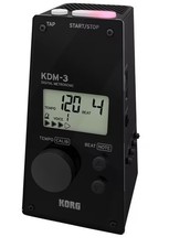 KORG KDM-3-BK Digital Metronome Black 30-252 BPM 8 Sounds 19 Beats Timer Mode