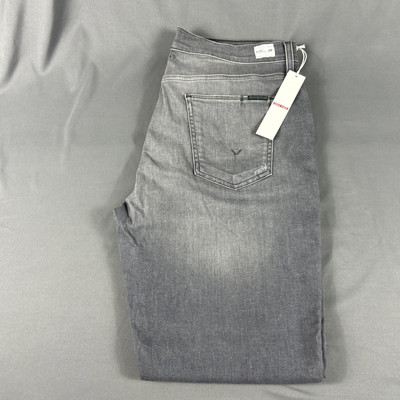 Hudson Jeans Blake Slim Straight 38 x 34 Bronx Gray Cotton Lyocell NWT MSRP $225