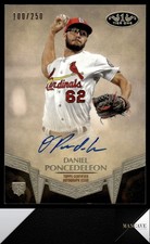 2019 Topps Tier One #BA-DP Daniel Poncedeleon Auto Break Out Autographs #/250