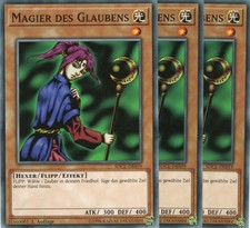 yugioh 3x Magier des Glaubens SDCL-DE019 COMMON 1AUFLAGE DEUTSCH