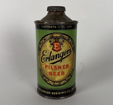 Erlanger Pilsner Beer J Spout Cone Top Philadelphia Pennsylvania- Restored