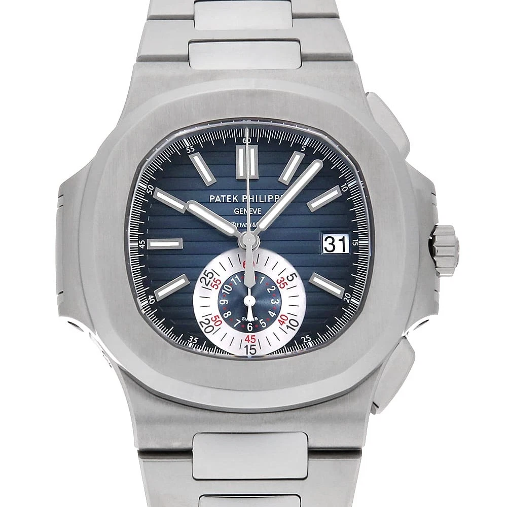 Patek Philippe — PATEK PHILIPPE Nautilus Chronograph TIFFANY & Co. Collaboration 5980/1A seco...