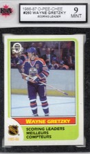 1986-87 O-Pee-Chee Wayne Gretzky Scoring Leaders KSA 9 #260