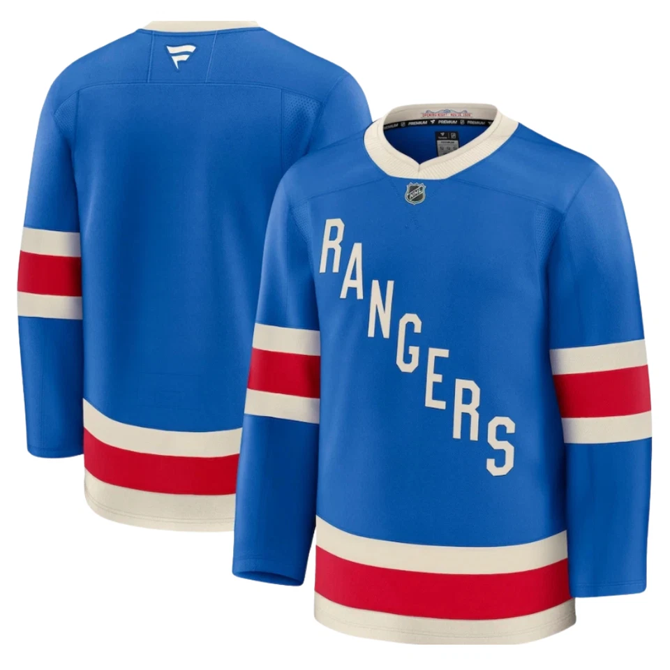 Camiseta para hombre Rangers azul centenario 2025 cosida limitada Foto 3 de 4