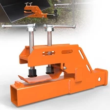 2025 New Upgraded Tractor Bucket Hitch Clamp-On 2" Ball Mount Receiver Orange