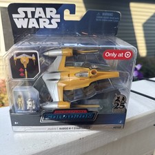 Star Wars Micro Galaxy Squadron Anakin's Naboo N-1 Starfighter Damaged Box