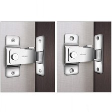 Easy Installation Drill or No Drilling Options 2 Pack Right Angle