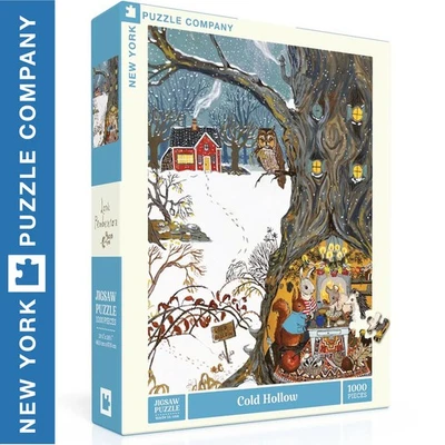 NEW YORK PUZZLE COMPANY Cold Hollow New York Puzzle Co1000 Teile Loré Pemberton zufälliger Schnitt Puzzle NPZLP2321