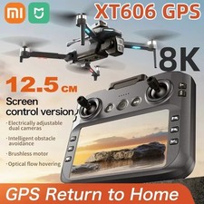 XT606 GPS Drone 4K Professional 8K HD Dual Camera Gimbal 360°Obstacle