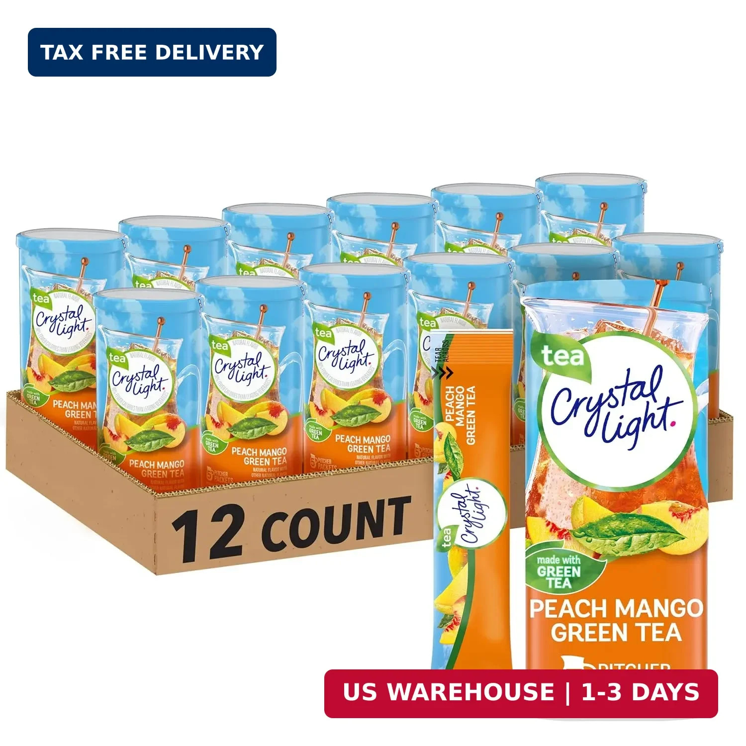 Mix, 60 Ct 12 Canisters Of 5 Pitcher Packets