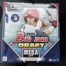2025 Bowman Draft MLB Baseball Sealed Mega Box In Hand! Free + Quick Shipping!