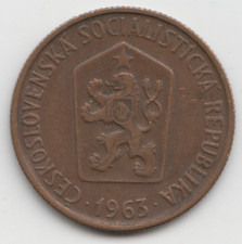 Czechoslovakia 1963 50 Haleru Coin as shown