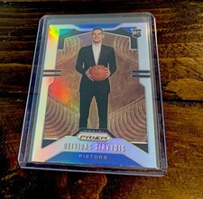 Deividas Sirvydis 2019-20 Panini Prizm Silver RC ROOKIE 298 RARE Detroit Pistons