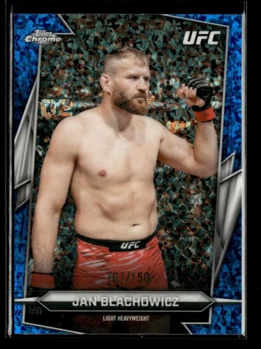 Jan Blachowicz 2026 Topps Chrome UFC Blue Mini Diamonds 101/150 [N170