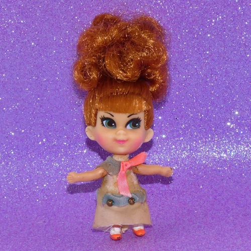 Vintage 1969 Mattel Liddle Kiddles N Kars Teresa Touring DOLL only