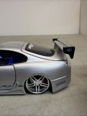 Jada Toyota Supra IMPORT Racer Silver 1 24 Scale Diecast Model