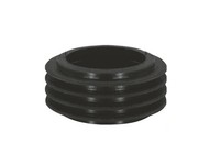 Stedo Euro Wc-SpüLrohrverbinder Ø 55 Mm FüR Up-SpüLkasten Schwarz