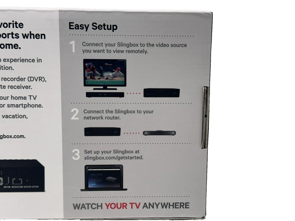 Slingbox 350 - SB350 - Black Digital HD Media Streamer (2012) - Brand New - Image 4 of 4