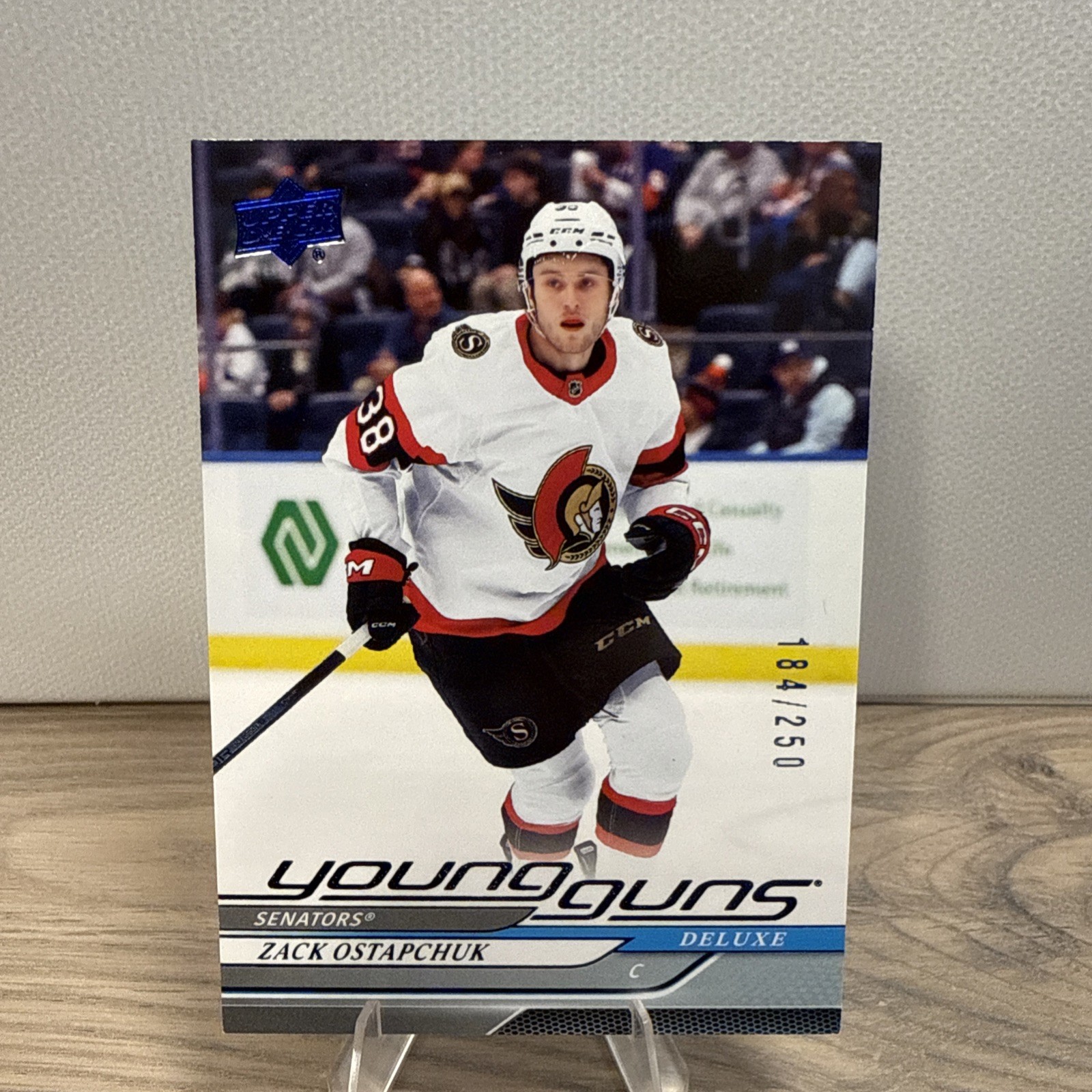 2024-25 Upper Deck Series 1 - Young Guns Zack Ostapchuk #209 Deluxe /250 (RC)