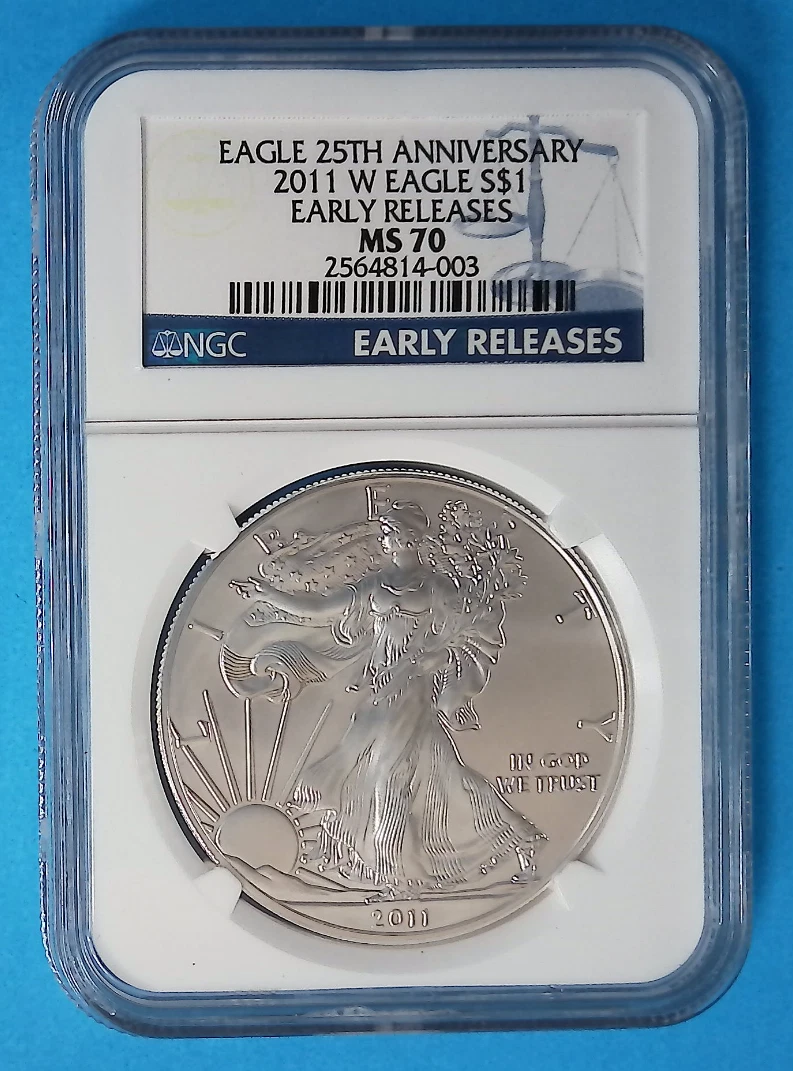 American Eagle MS 70 Graded 2011 Silver Bullion Coins for sale | eBay