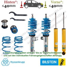 Bilstein B14 Fahrwerk 20-40mm Tieferlegung für Audi TT Roadster 8J9 2007-2014