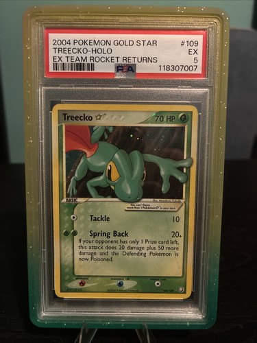 Treecko ★ graded PSA 5 for sale on eBay