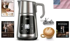 DREO BaristaMaker Milk Frother, All-in-1, 15oz/450m Hot/Cold Electric Foam Maker