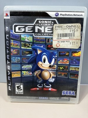 Sonic s Ultimate Genesis Collection PS3 PlayStation 3 Sega Complete