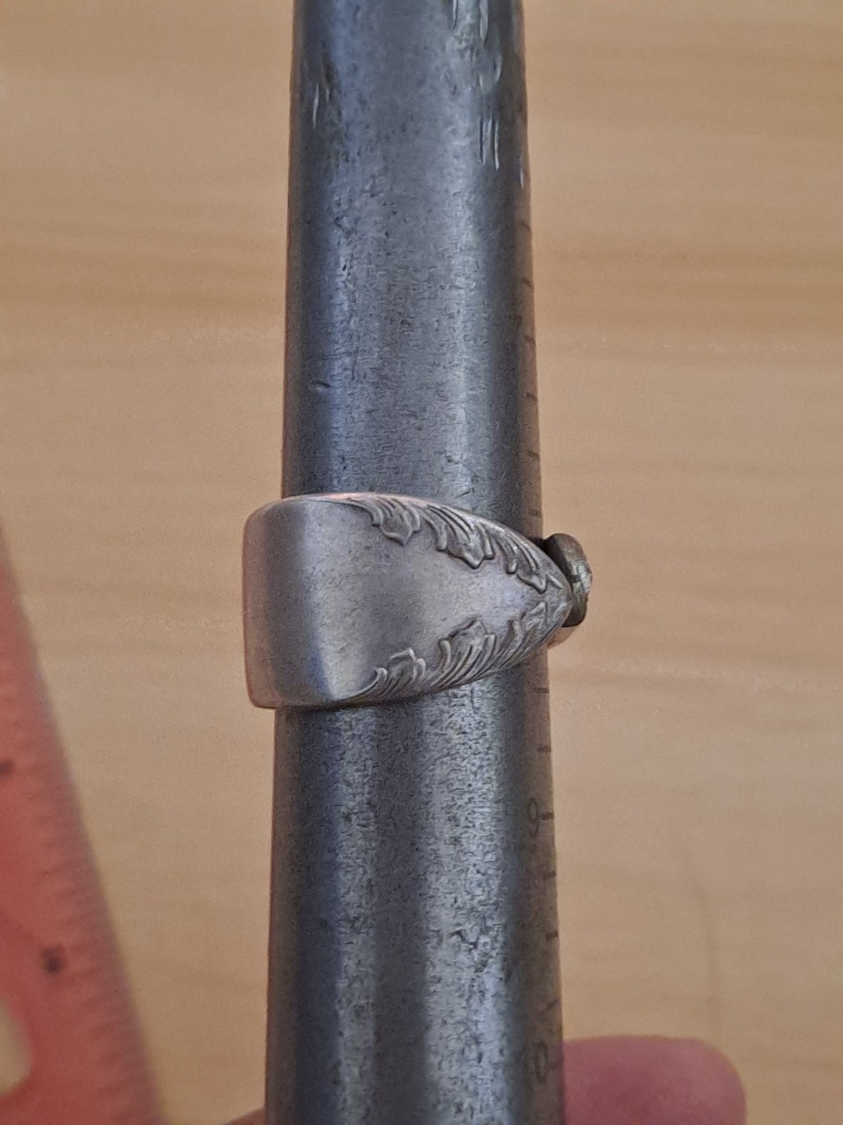 Handmade Silver Plated Spoon Ring - image 6