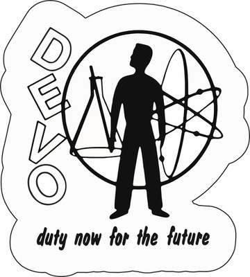 Devo Duty Now For The Future Sticker D024S