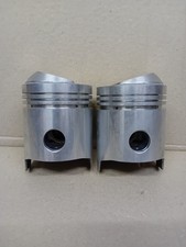 Coppia  PISTONI Nudi ASSO   ø73,5 Per FIAT 500 R 126 595 TESTA Inclinata Nos