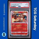 2021 POKEMON INDONESIAN SUN MOON PROMO KFC CHAKI KIDS MEAL #181 CHARIZARD PSA 4