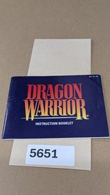 Dragon Warrior  - Nintendo NES- Manual Only **NO GAME!