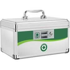 Medicine Lock Box with Keys, Medication Storage Lock Box, Size-Medium 12 7 ...