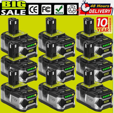 #ad 18V 8.0AH 12.0Ah Lithium Battery For Ryobi P108 ONE Plus RB18L40 RB18L50 P104 $171.59