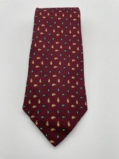 Vintage Tommy Hilfiger men's silk paisley neck tie Made In USA