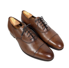 EDWARD GREEN Cap Toe Brown Oxford Shoes Sz 10.5 UK 11 D US England 82 Last
