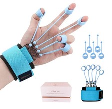 Finger Strengthener Hand Grip Strength Trainer Finger Extension Stretcher Exe...