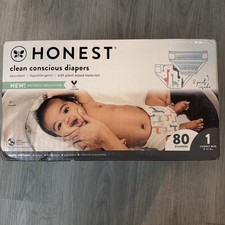80 Count The Honest Company Clean Conscious Diapers  Plant-Based, Sustainable